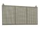 Perforated panels for mounting on the wall