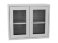 Cabinets with glass doors
