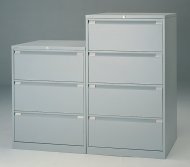 Bisley DF4 double-row metal filing cabinet - 5