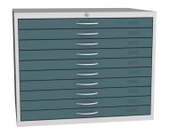 Drawing cabinet - for maps and drawings in A1 format, type VKS A1B - 5