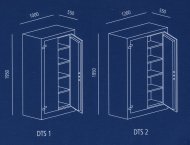 DTS 1 double-wall vault cabinet - 2