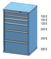 Drawer cabinet ZD 120-5 - 2