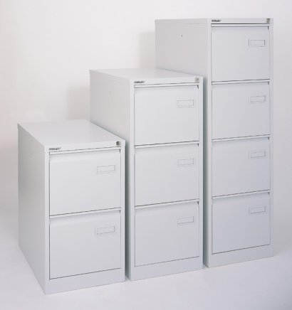 A4 filing cabinet - metal filing cabinet Bisley IPCCA13 - set with dividers - 5