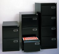 A4 filing cabinet - metal filing cabinet Bisley IPCCA13 - set with dividers - 6