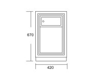 Vault cabinet B2111 - 2
