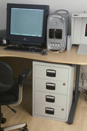 Metal filing cabinet Bisley PFA4S - 2