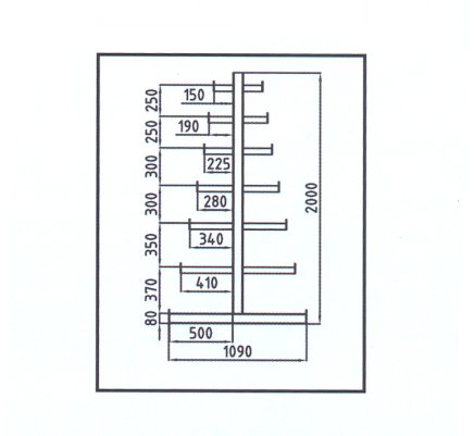 Double-sided tree rack (4 models) - 2