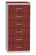 Six-drawer filing cabinet for A5 format KAR-52-C6L - 4