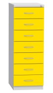 Seven-drawer filing cabinet for A6 format KAR 62D7 - 2