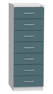 Seven-drawer filing cabinet for A6 format KAR 62D7 - 6
