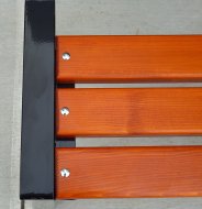 Metal double bench ZLÍN 2 - 2