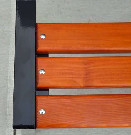 Metal double bench ZLÍN 2 - 2