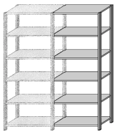 Extension rack FIX galvanized type 2182 - 2