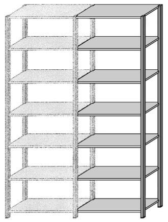 Extension rack FIX galvanized type 2158 - 2