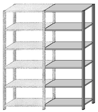 Extension rack FIX galvanized type 2158 - 3