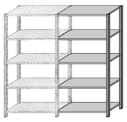 Extension rack FIX galvanized type 2158 - 4