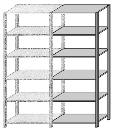 Extension rack FIX galvanized type 2182 - 2