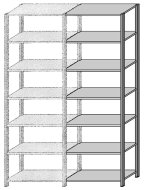 Extension rack FIX RAL type 68014 - 2