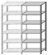 Extension rack FIX RAL type 68010 - 3