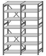 Extension rack CLIP RAL type 67849 - 4