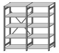 Extension rack CLIP RAL type 67843 - 2