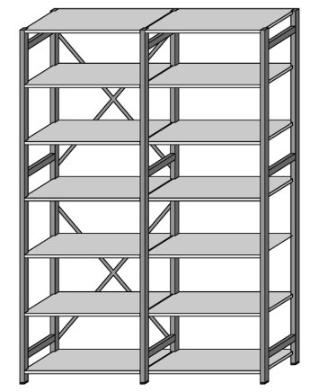 Extension rack CLIP RAL type 67939 - 4