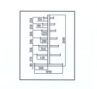 Double-sided tree rack type 97849 - 1