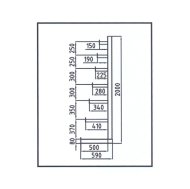 Tree rack one-sided type 97844 - 2