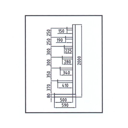 Tree rack one-sided type 97845 - 2