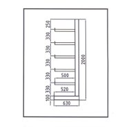 Cantilever rack one-sided type 97833 - 2