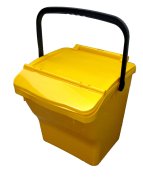 Waste bin Urba Plus - color yellow - 3