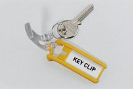 KEY CLIP key chain - color yellow - 4