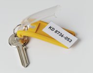 KEY CLIP key chain - color yellow - 3