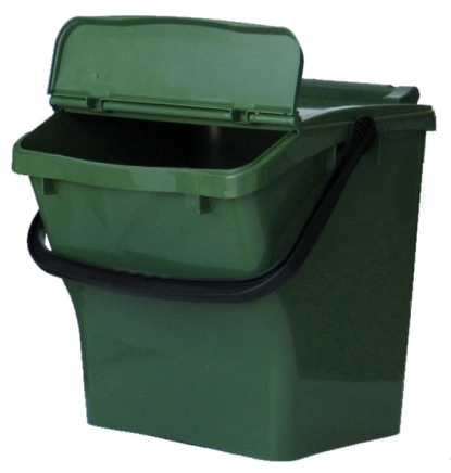 Trash bin Urba Plus - color green - 3