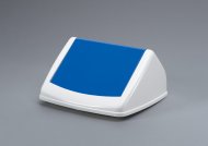 Lid for DURABIN SQUARE 40 hinged trash can - color blue