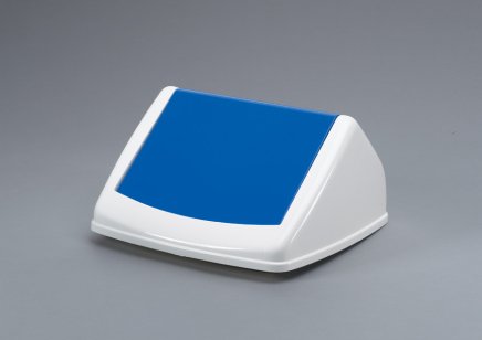 Lid for DURABIN SQUARE 40 hinged trash can - color blue - 1
