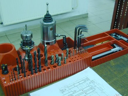 CNC plastic bed for milling cutters with a cylindrical shank of 4 mm - 3
