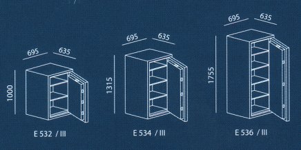 Royal E-III armored safes - 3