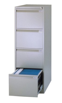 File cabinet A4 metal four drawers Bisley BS4E/FLS - 2