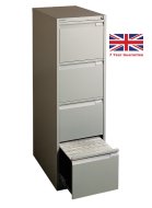 File cabinet A4 metal four drawers Bisley BS4E/FLS - 4
