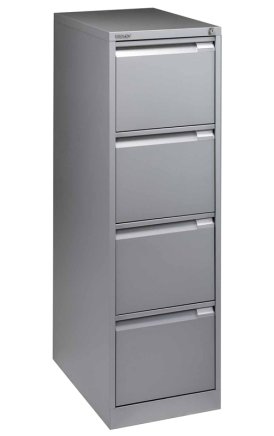 File cabinet A4 metal four drawers Bisley BS4E/FLS - 5