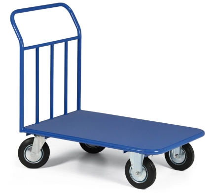 Platform trolley 7835, sheet metal loading surface and removable handle - 1