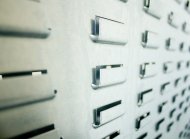 Perforated stand PSZ 22 A S1 double-sided for 6 panels - 4