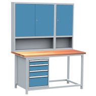 Workshop table with containers, set DPJ 106 - 2