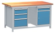 Workshop table with containers, set DPJ 102 - 1