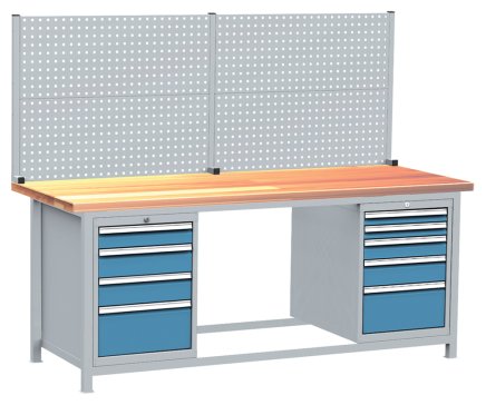 Workshop table with containers, set DPJ 203 - 2