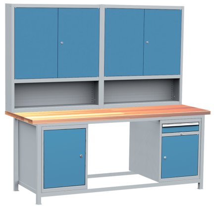 Workshop table with containers, set DPJ 206 - 2