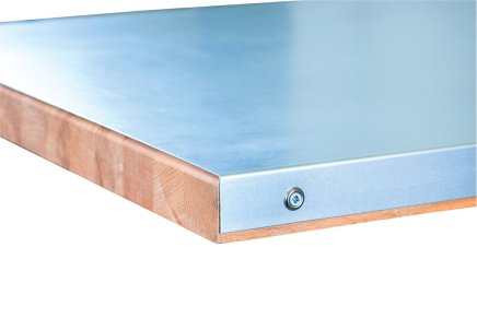 Plated worktops, dimensions 1500 / 2000 x 750 mm - 1