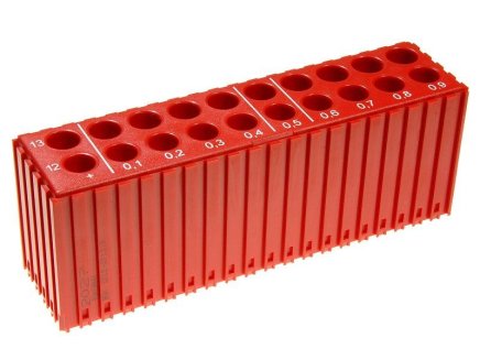 Plastic box for storing drill bits D12-D13.9 - 1