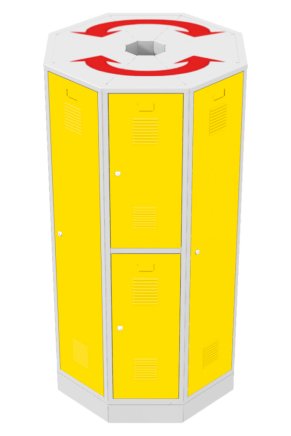 Revolving set of wardrobes RAS P1A - 1